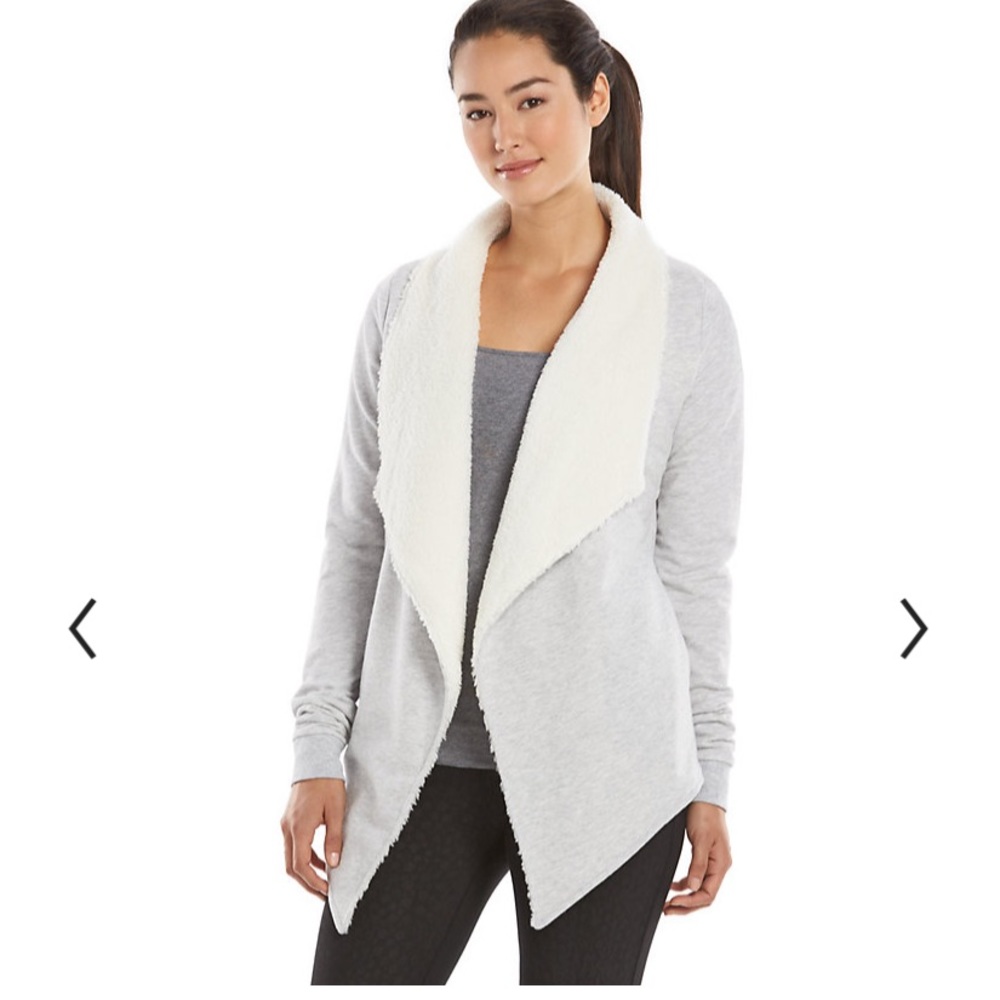 Women's Gaiam Compass Sherpa Open-Front Wrap - image 1